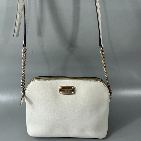 MICHAEL Michael Kors Handbags - Michael Michael Kors White Leather Shoulder Bag